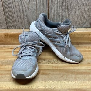 ADIDAS Gray and White Womens Sneakers